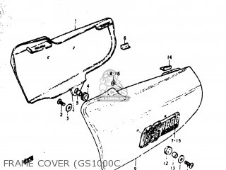 FRAME COVER (GS1000C - GS1000EN 1979 (N) USA (E03)