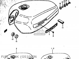 FUEL TANK (GS1000N - GS1000EN 1979 (N) USA (E03)