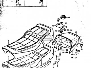 SEAT (GS1000N - GS1000EN 1979 (N) USA (E03)