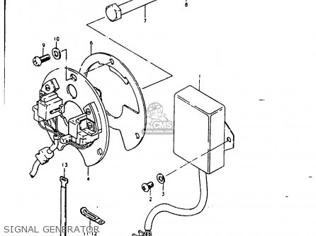 Suzuki GS1000G 1980 (T) GENERAL EXPORT (E01) parts lists and schematics