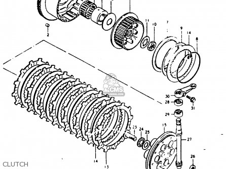 CLUTCH - GS1000G 1980 (T) GENERAL EXPORT (E01)