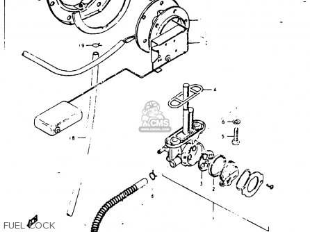 FUEL COCK - GS1000G 1980 (T) GENERAL EXPORT (E01)