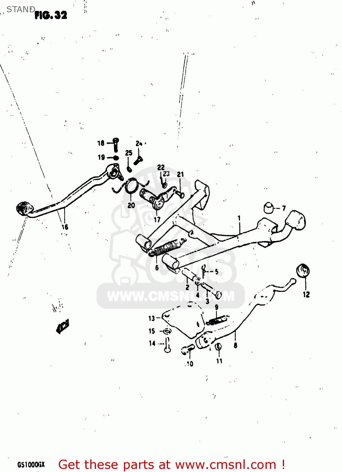 STAND GS1000G 1980 (T) USA (E03)