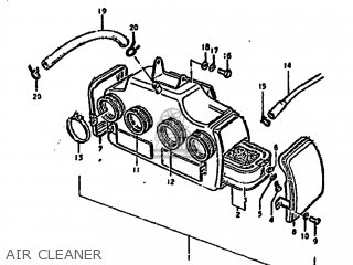 AIR CLEANER - GS1000G 1980 (T) USA (E03)
