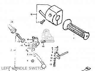LEFT HANDLE SWITCH - GS1000G 1980 (T) USA (E03)