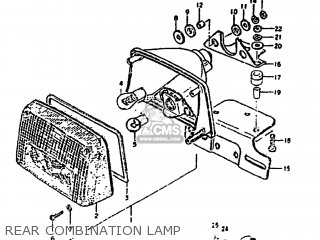 REAR COMBINATION LAMP - GS1000G 1980 (T) USA (E03)