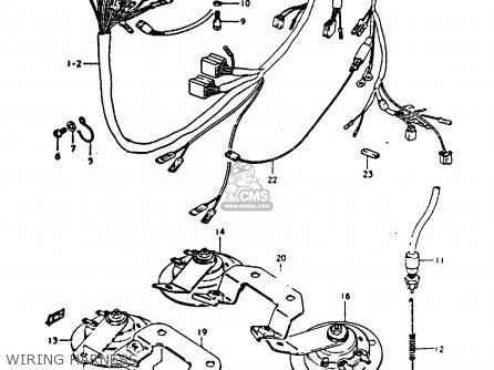 Suzuki GS1000G 1981 (X) GENERAL EXPORT (E01) parts lists and schematics