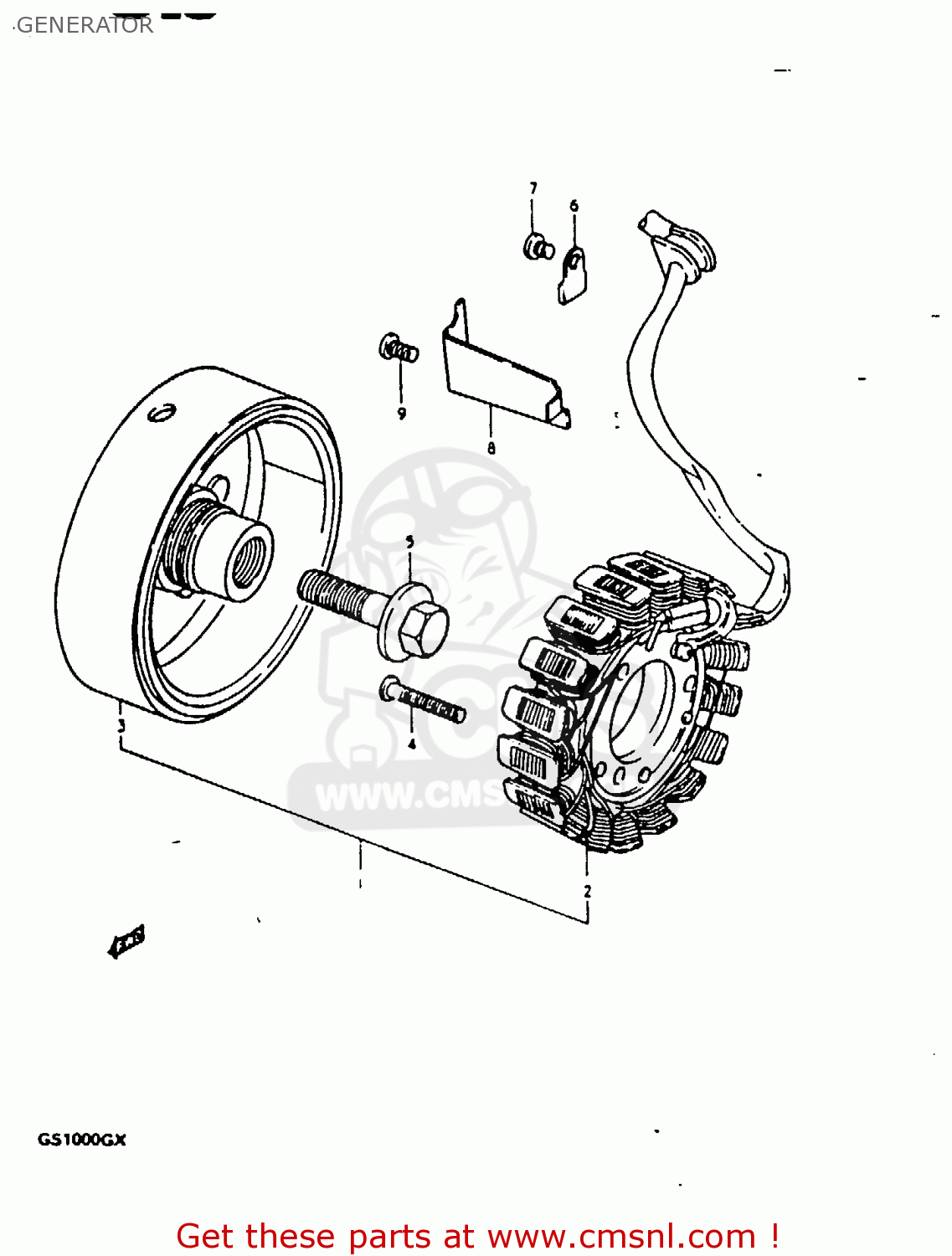 GENERATOR GS1000G 1981 (X) GENERAL EXPORT (E01)