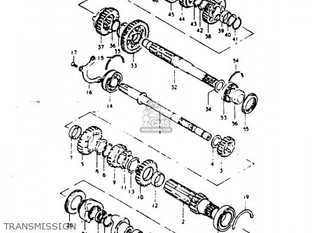 TRANSMISSION - GS1000G 1981 (X) GENERAL EXPORT (E01)