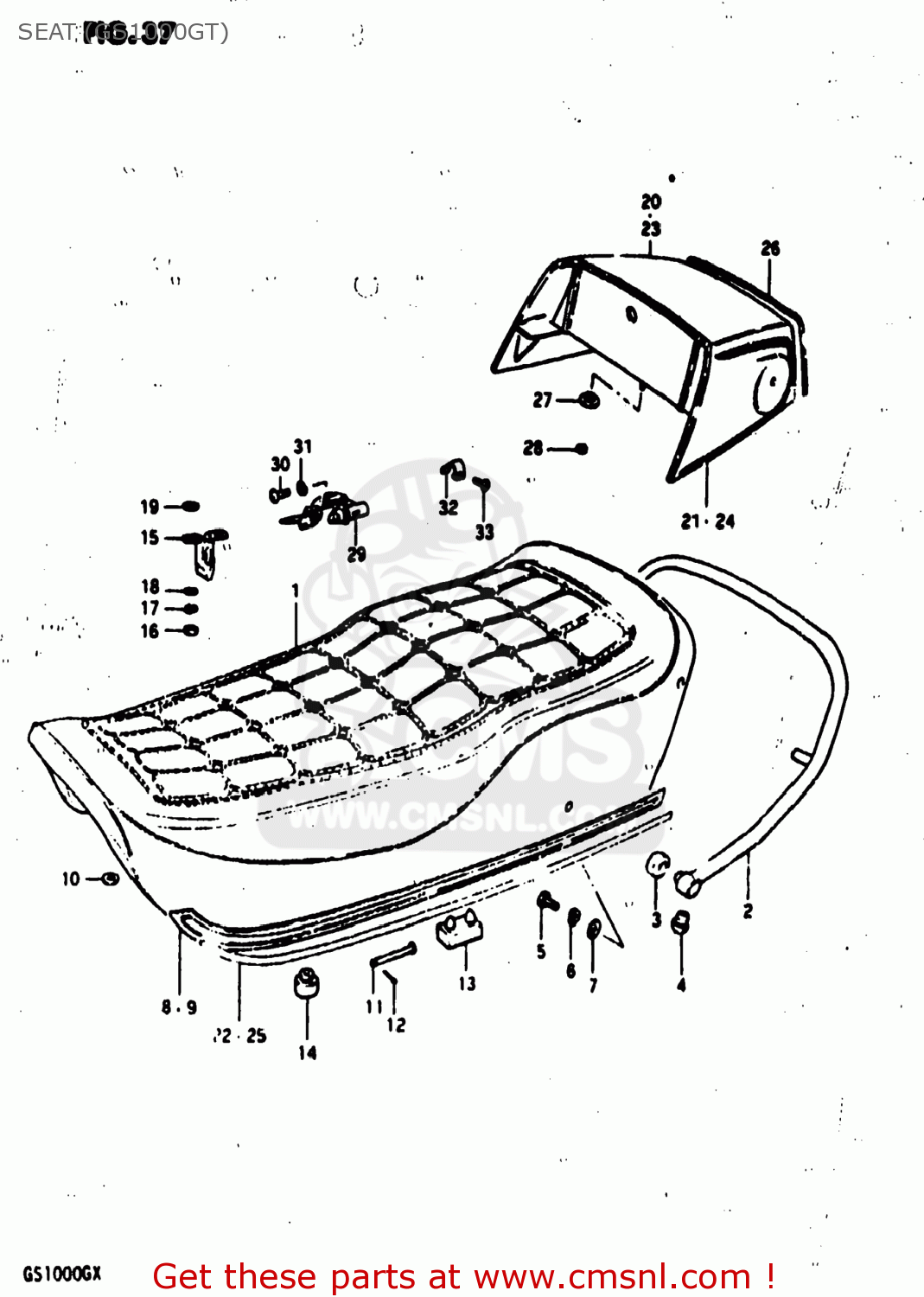 SEAT (GS1000GT) GS1000G 1981 (X) USA (E03)