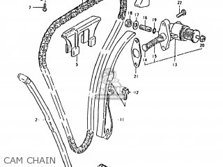 CAM CHAIN - GS1000G 1981 (X) USA (E03)