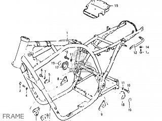 FRAME - GS1000G 1981 (X) USA (E03)
