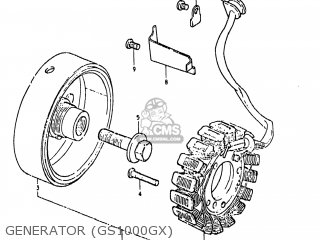 GENERATOR (GS1000GX) - GS1000G 1981 (X) USA (E03)