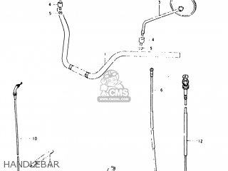 HANDLEBAR - GS1000G 1981 (X) USA (E03)