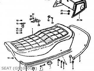SEAT (GS1000GX) - GS1000G 1981 (X) USA (E03)