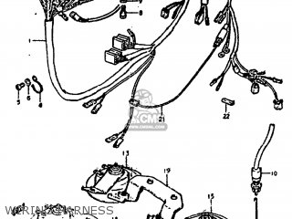 WIRING HARNESS - GS1000G 1981 (X) USA (E03)