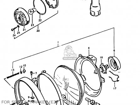 FOR SPECIAL MARKET (E2) - GS1000H 1978 (C) GENERAL EXPORT (E01)