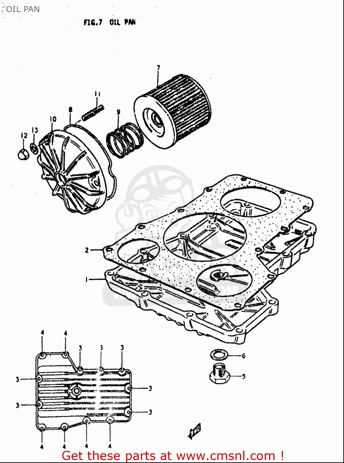 OIL PAN GS1000L 1979 (N) USA (E03)