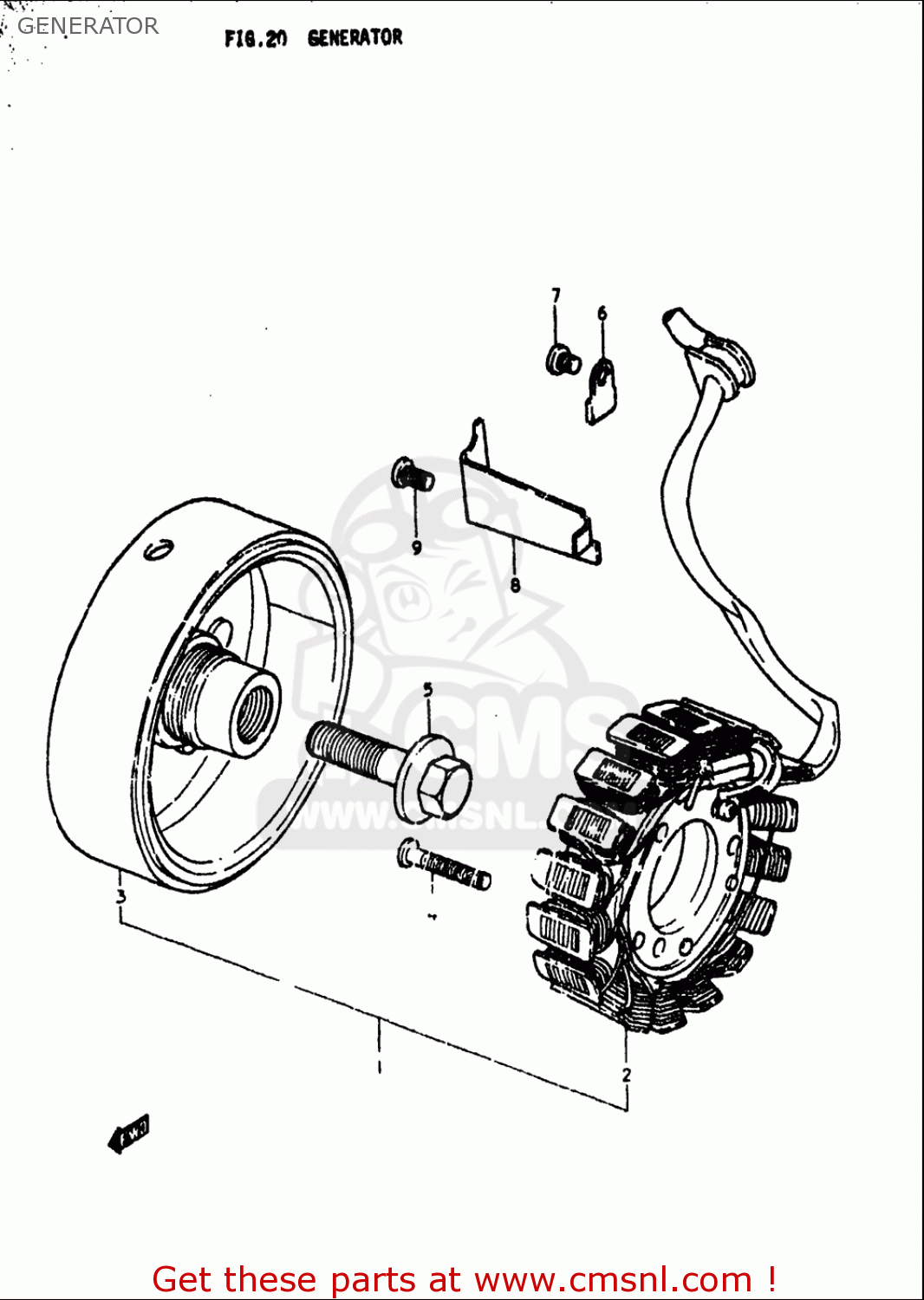 GENERATOR GS1000L 1979 (N) USA (E03)