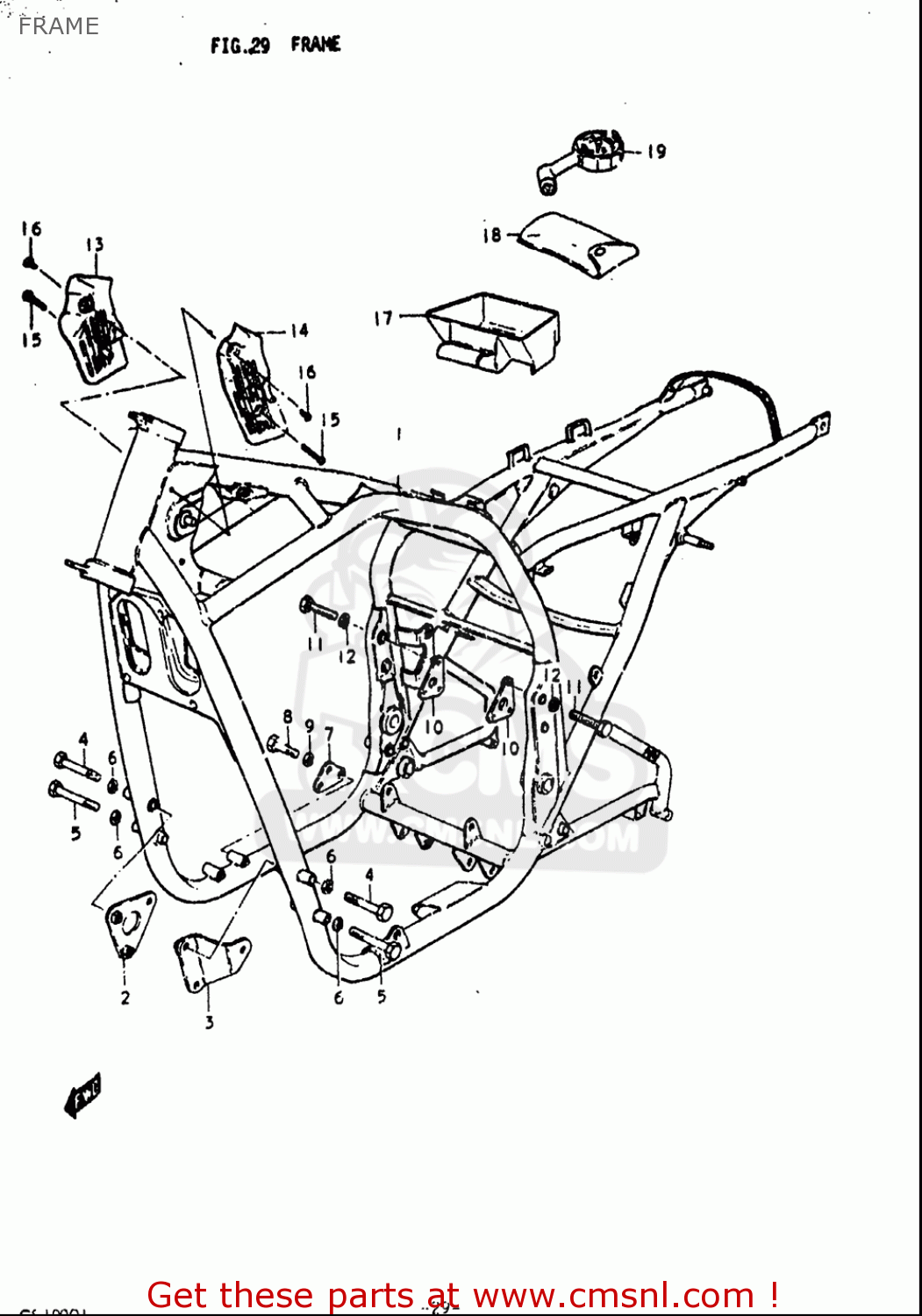 FRAME GS1000L 1979 (N) USA (E03)