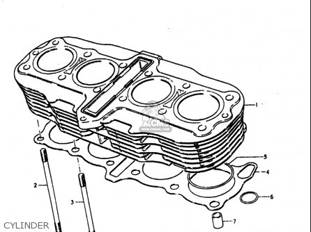 CYLINDER - GS1000L 1979 (N) USA (E03)