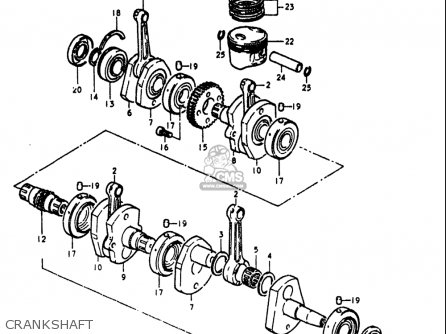 CRANKSHAFT - GS1000L 1979 (N) USA (E03)