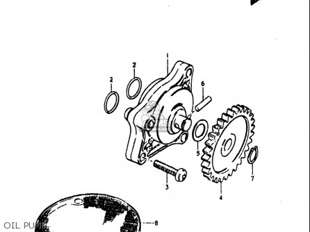OIL PUMP - GS1000L 1979 (N) USA (E03)