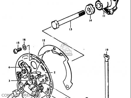 CONTACT BREAKER - GS1000L 1979 (N) USA (E03)