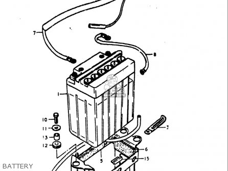 BATTERY - GS1000L 1979 (N) USA (E03)