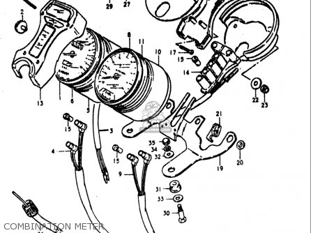 COMBINATION METER - GS1000L 1979 (N) USA (E03)