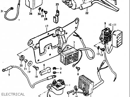 ELECTRICAL - GS1000L 1979 (N) USA (E03)