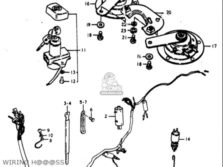 WIRING H@@@SS - GS1000L 1979 (N) USA (E03)
