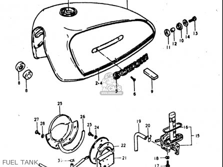 FUEL TANK - GS1000L 1979 (N) USA (E03)