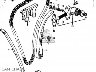 CAM CHAIN - GS1000N 1978 (C) USA (E03)