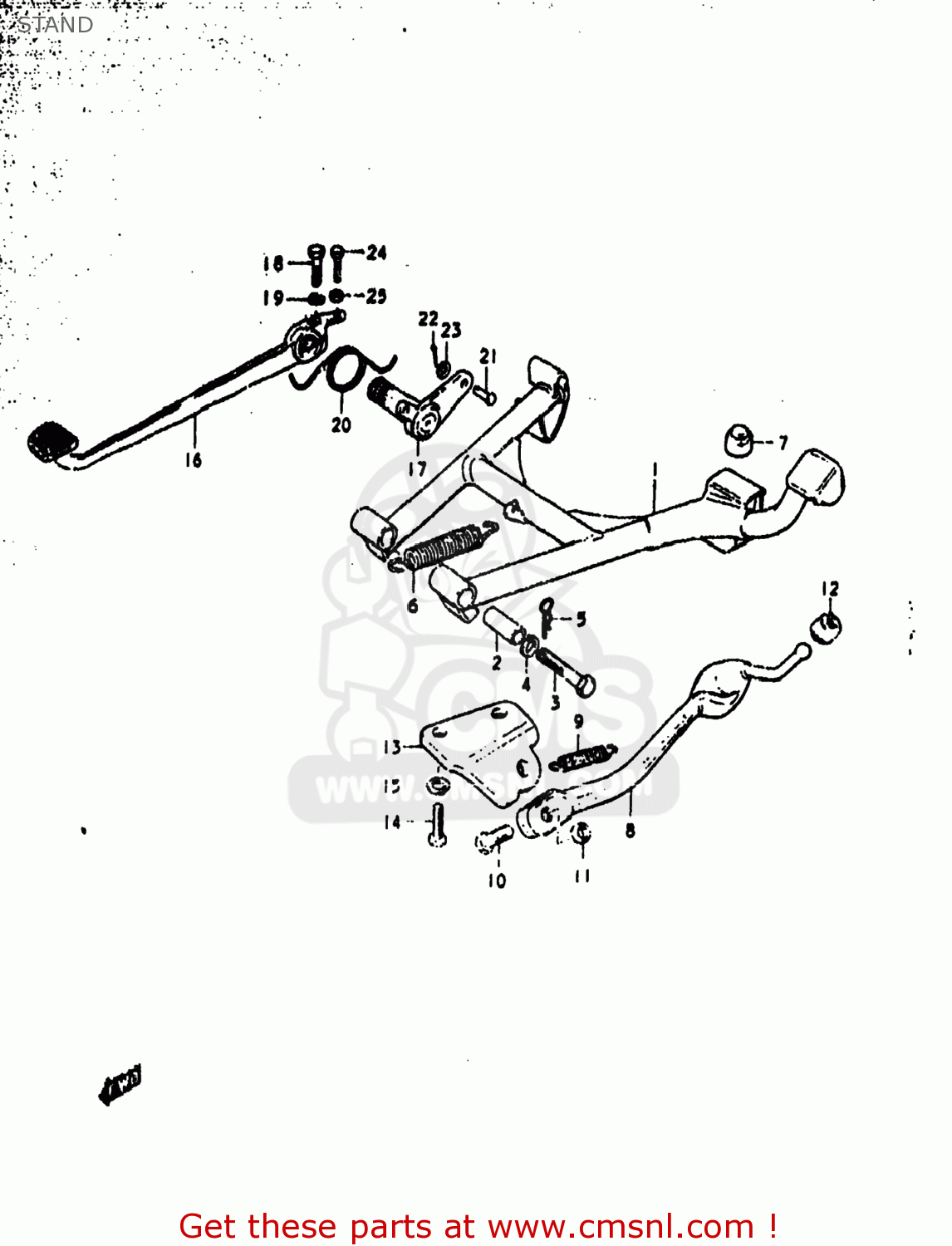 STAND GS1000N 1979 (N) USA (E03)