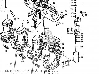CARBURETOR (GS1000C - GS1000N 1979 (N) USA (E03)