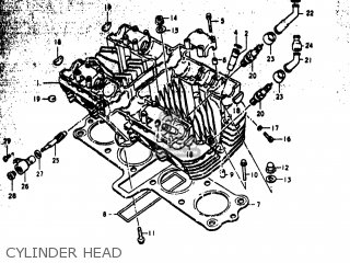 CYLINDER HEAD - GS1000N 1979 (N) USA (E03)