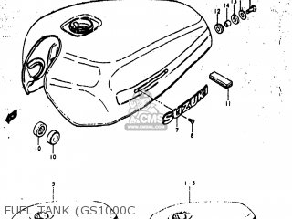 FUEL TANK (GS1000C - GS1000N 1979 (N) USA (E03)