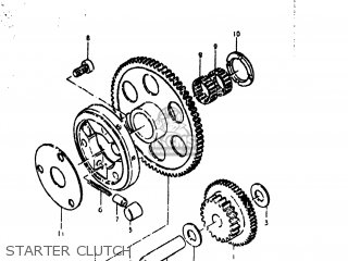 STARTER CLUTCH - GS1000N 1979 (N) USA (E03)