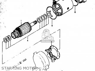 STARTING MOTOR - GS1000N 1979 (N) USA (E03)