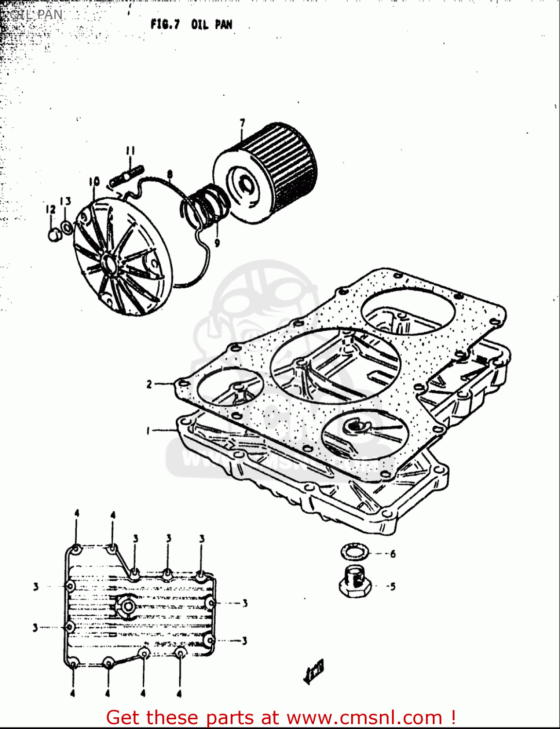 OIL PAN GS1000S 1979 (N) USA (E03)