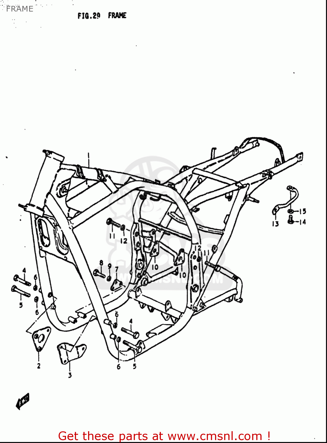 FRAME GS1000S 1979 (N) USA (E03)