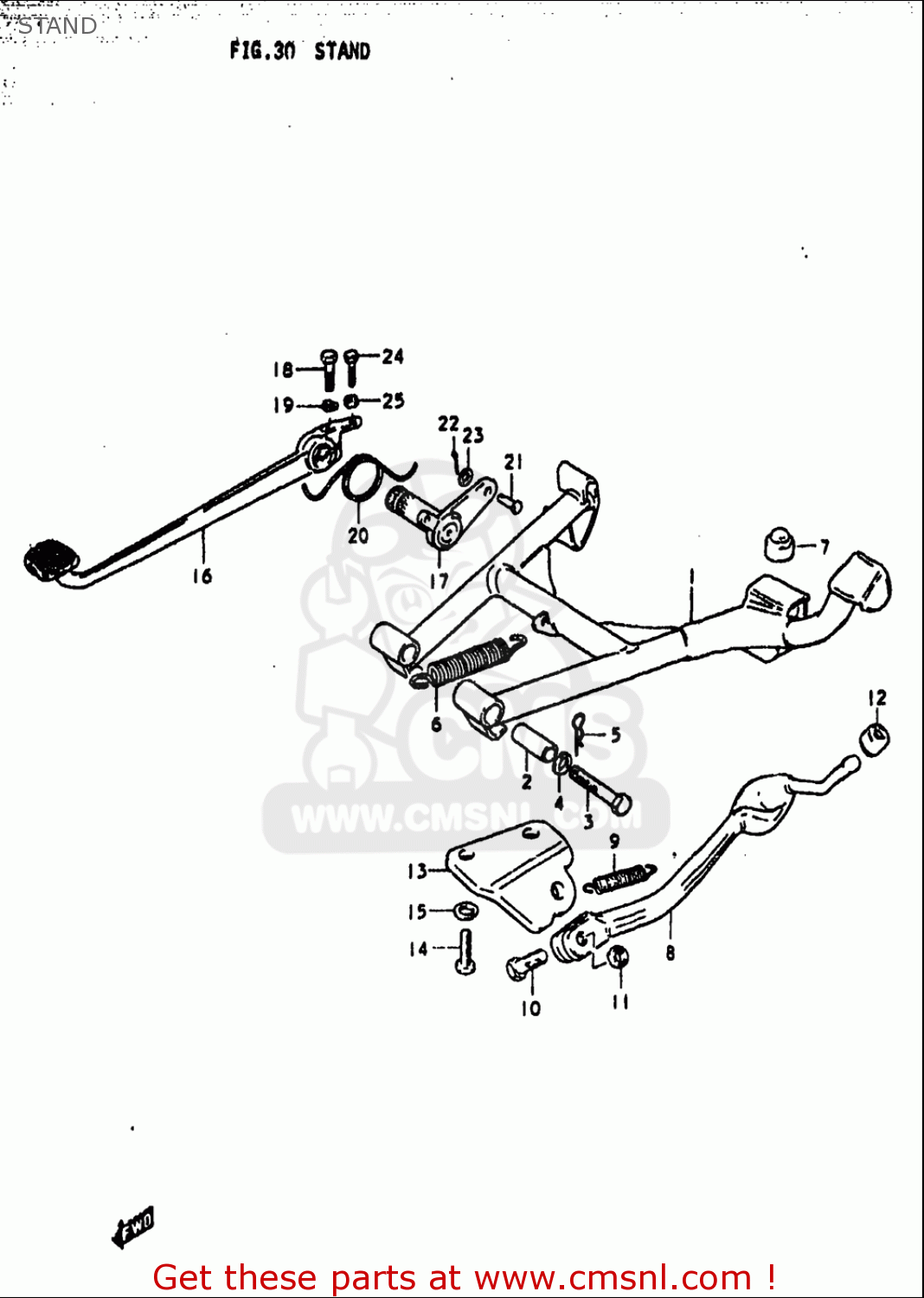 STAND GS1000S 1979 (N) USA (E03)