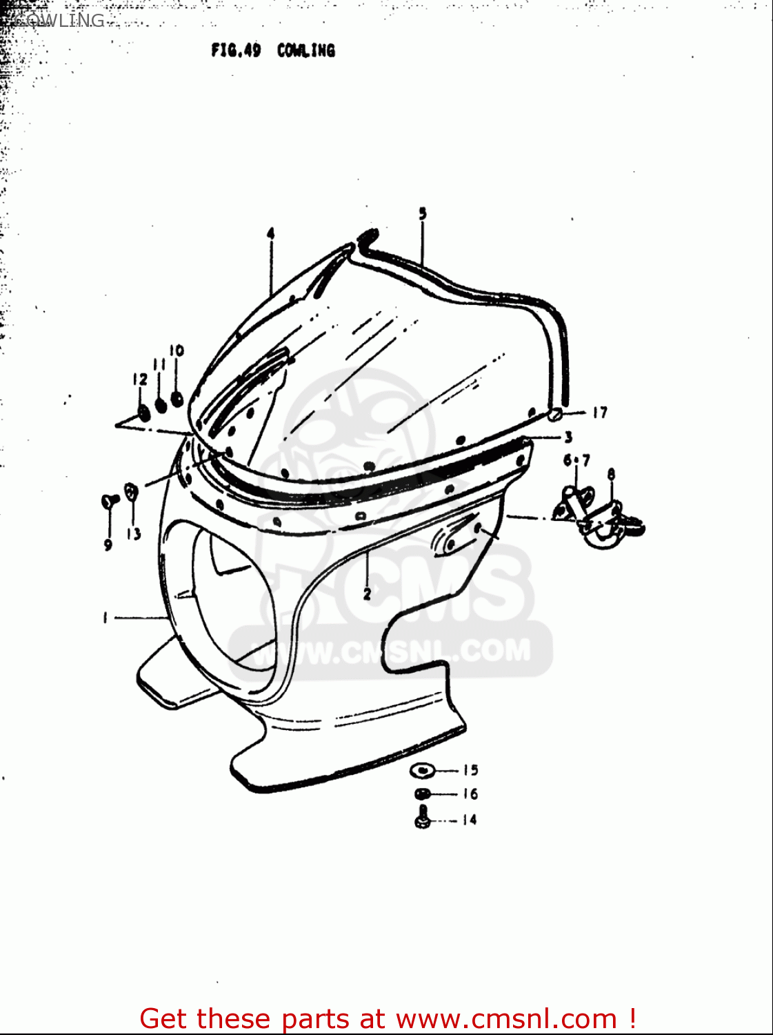 COWLING GS1000S 1979 (N) USA (E03)