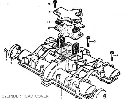 CYLINDER HEAD COVER - GS1000S 1979 (N) USA (E03)