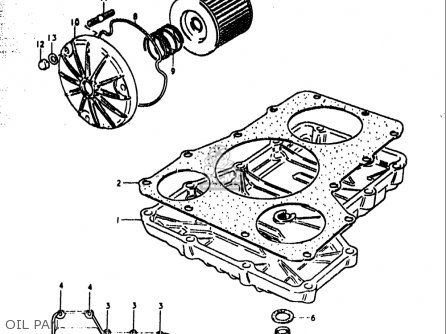 OIL PAN - GS1000S 1979 (N) USA (E03)