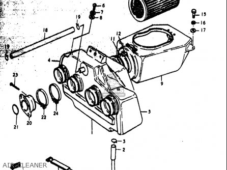 AIR CLEANER - GS1000S 1979 (N) USA (E03)