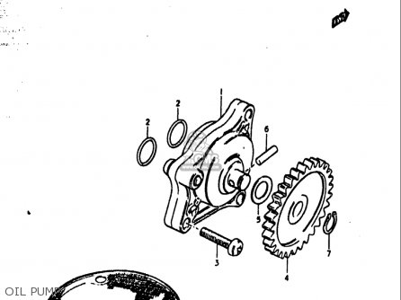 OIL PUMP - GS1000S 1979 (N) USA (E03)