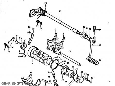 GEAR SHIFTING - GS1000S 1979 (N) USA (E03)