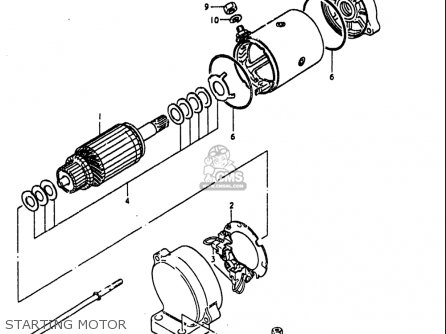 STARTING MOTOR - GS1000S 1979 (N) USA (E03)